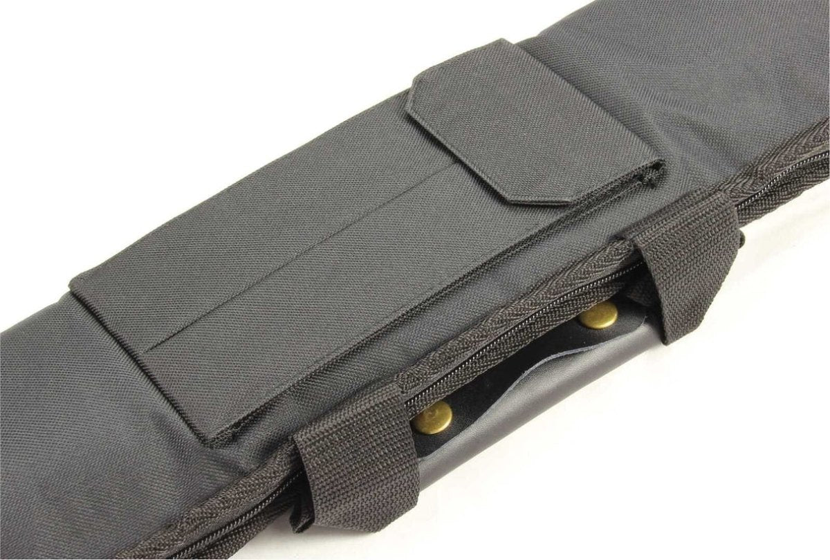 Baize Master LONG LUXURY THICK PADDED 3pc Cue Case for 3/4 JOINT Snooker Cues