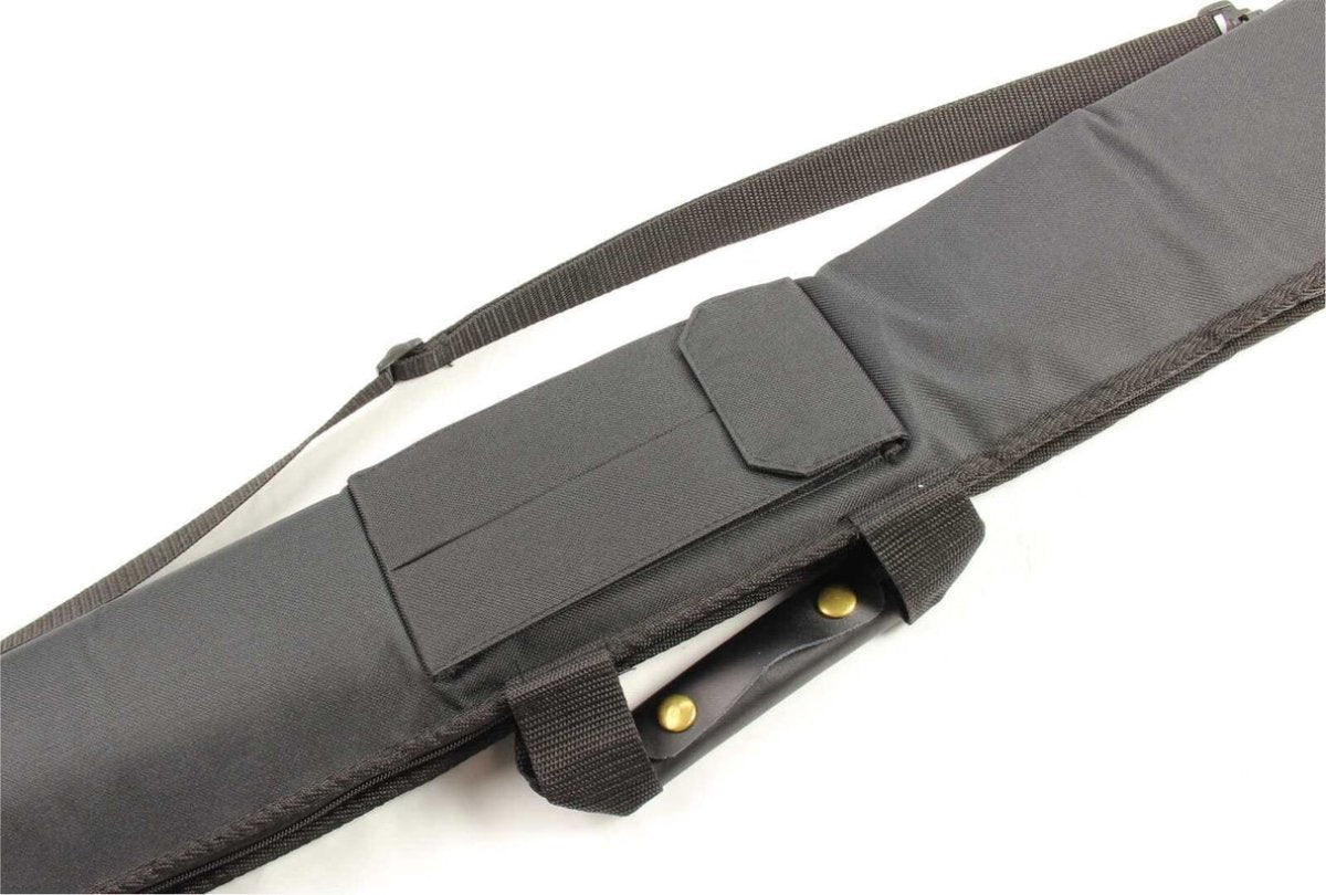 Baize Master LONG LUXURY THICK PADDED 3pc Cue Case for 3/4 JOINT Snooker Cues