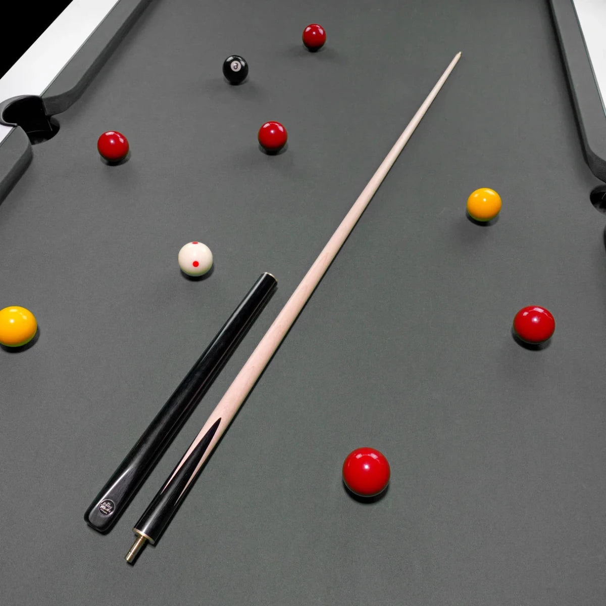 Baize Master Maple Classic ¾ Joint Snooker Pool Cue - Maple Shaft - 9.5mm Pro Impact Tip