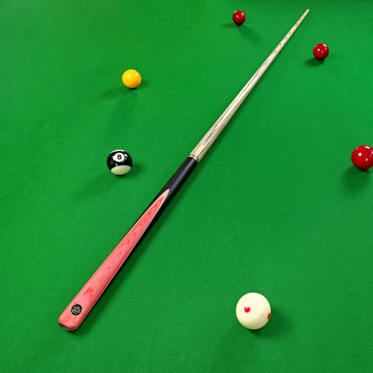 Baize Master Pink Crusher 57 Inch ¾ Joint English Pool Break Cue - 11mm Tip – For Breaking Only
