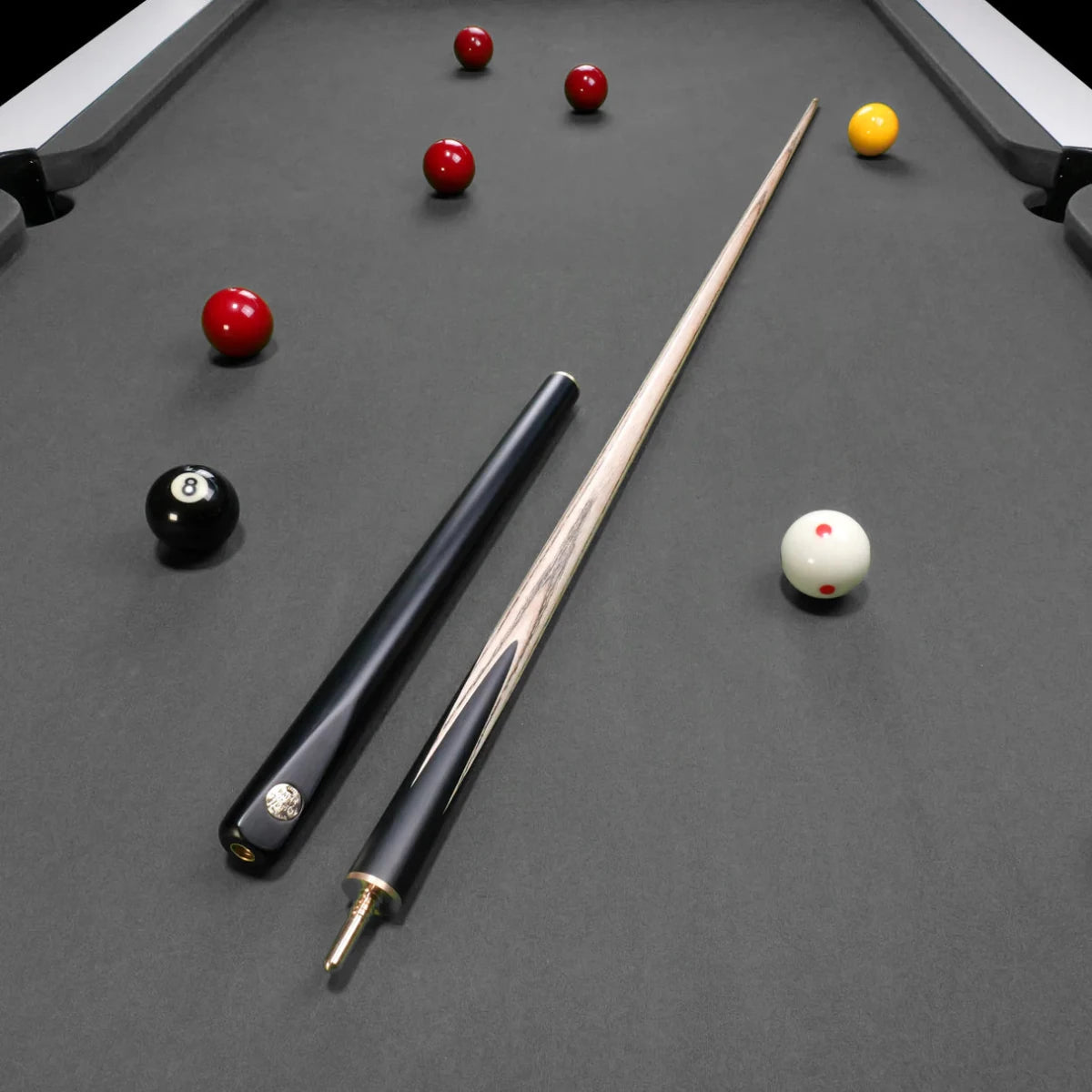 Baize Master Raven Marksman ¾ Joint English Pool Cue – 8.5mm Pro Impact Hybrid Tip
