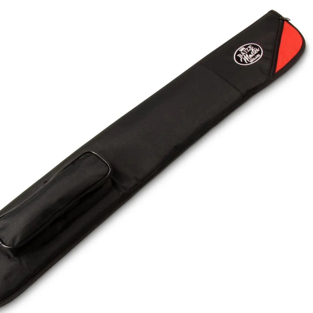 Baize Master RED FLASH Luxury Soft Case for 2pc Centre - Jointed Cue & Mini Ext