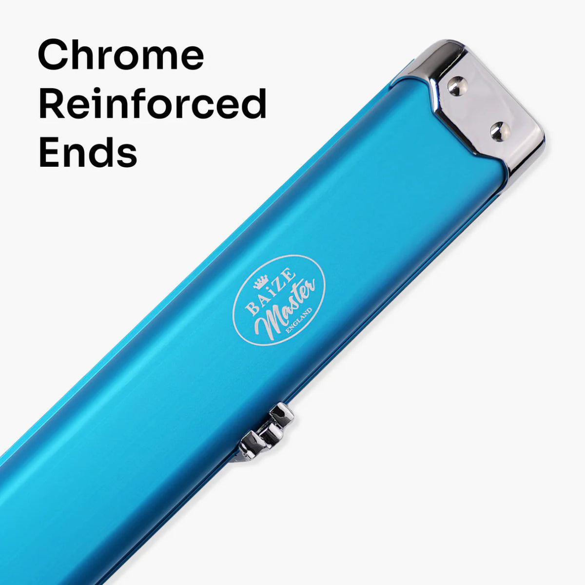 Baize Master SATIN LINE 3/4 Aluminium Snooker Pool Cue Case - Holds 3/4 Cue & Extensions - 6 Colours