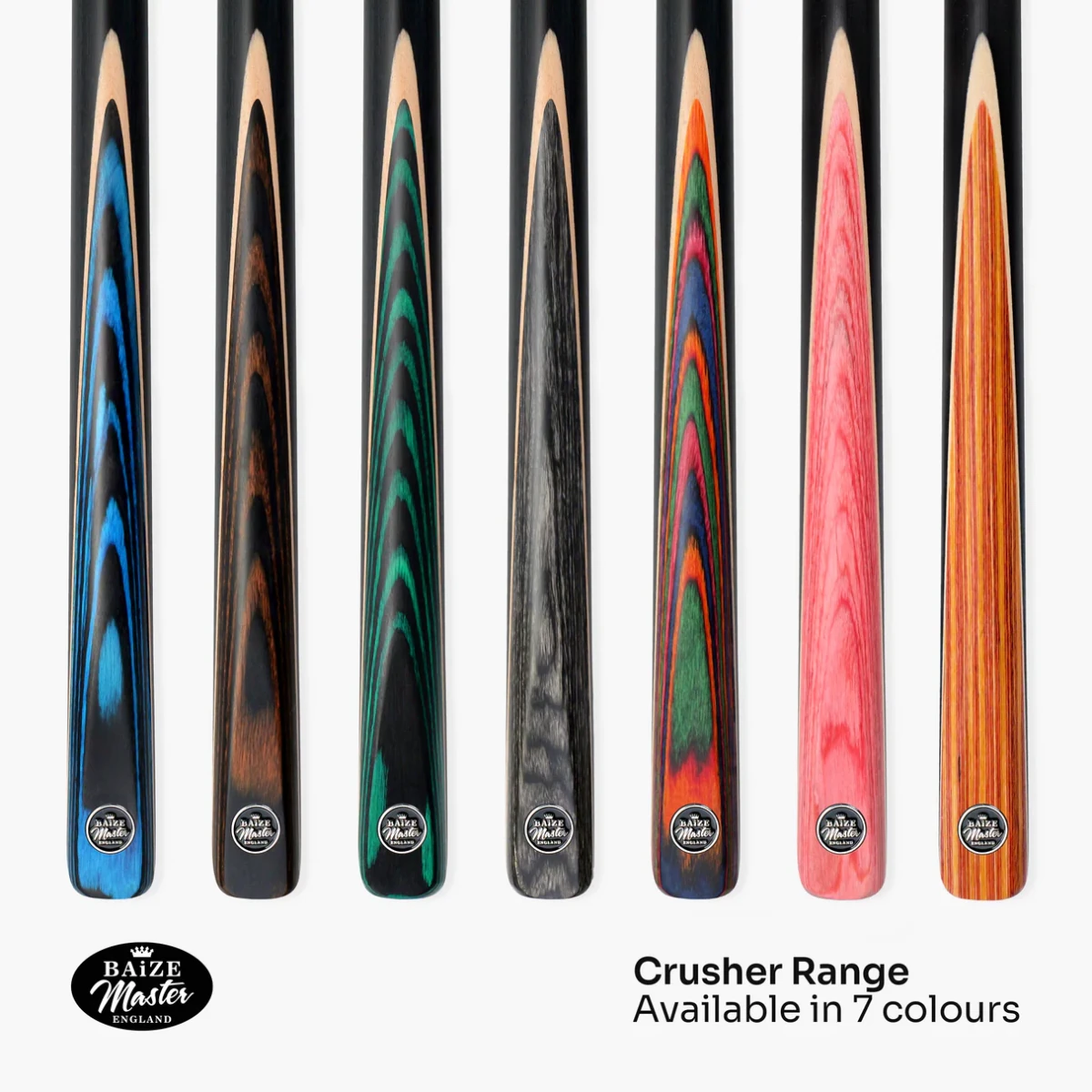 Baize Master Tan Crusher 57 Inch ¾ Joint English Pool Break Cue - 11mm Tip – For Breaking Only