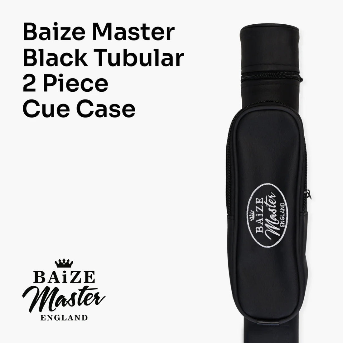 Baize Master Tubular Snooker Pool Cue Case - 2 Piece Cues