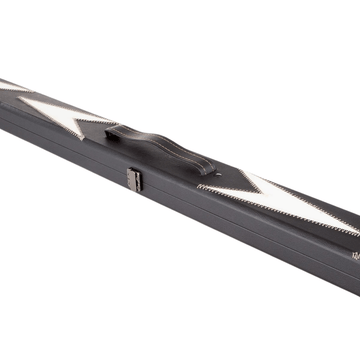 Britannia 3/4 Black White Arrow Cue Case