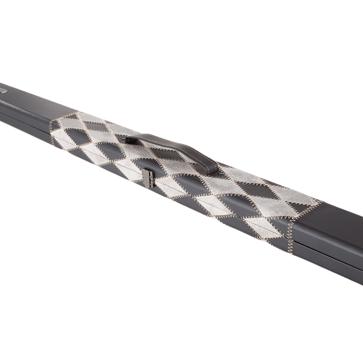 Britannia Black & Grey Diamond 3/4 Jointed Pool/Snooker Cue Case