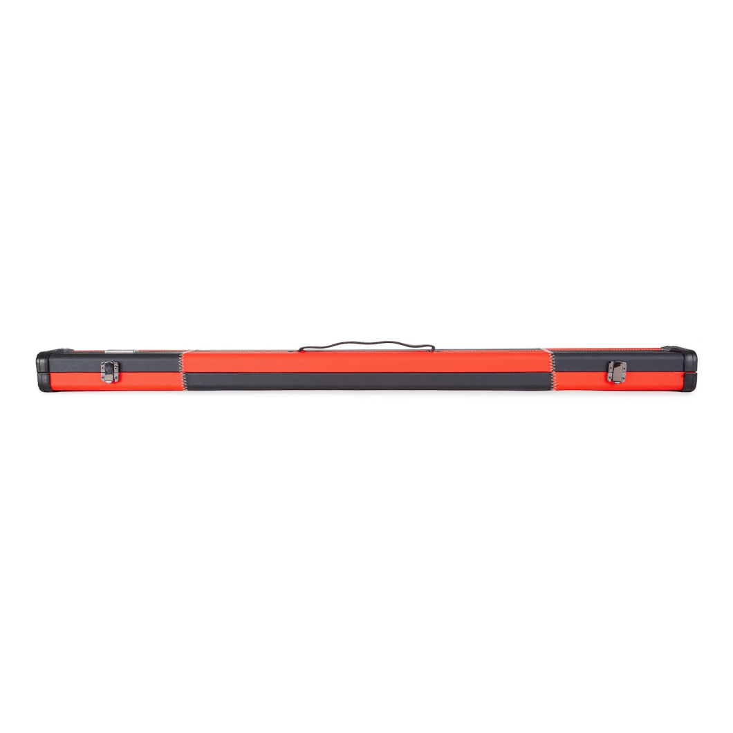 Britannia Leatherette Two Piece Cue Case – Black & Red