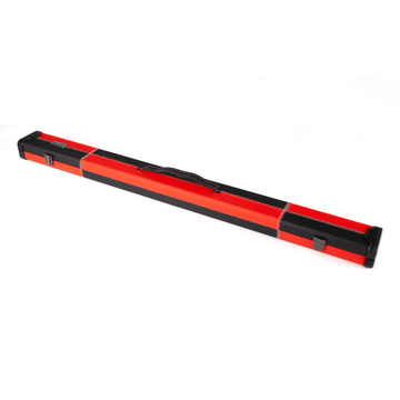 Britannia Leatherette Two Piece Cue Case – Black & Red