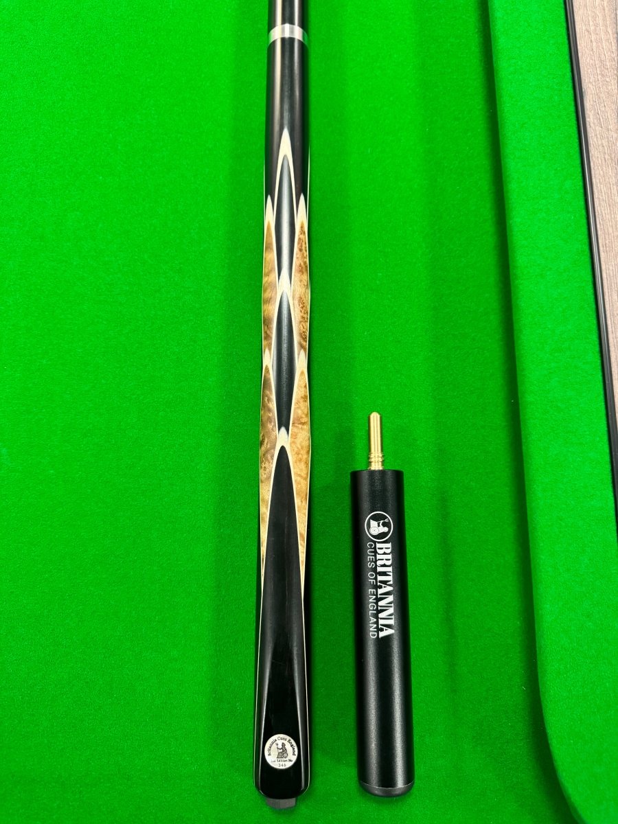 Britannia Steel Limited Edition 58" Snooker Cue - 3/4 Joint - 9.5mm Tip