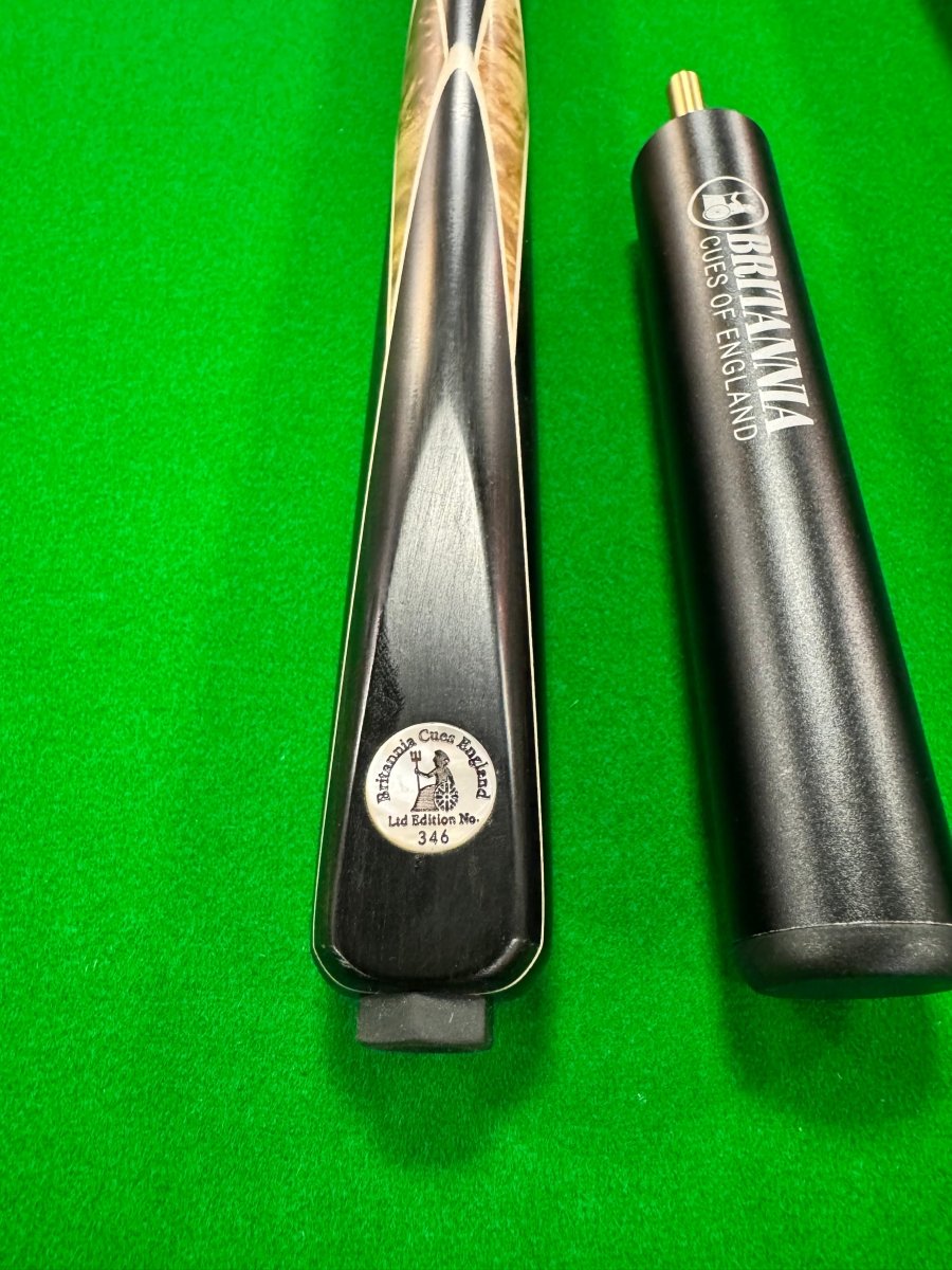 Britannia Steel Limited Edition 58" Snooker Cue - 3/4 Joint - 9.5mm Tip