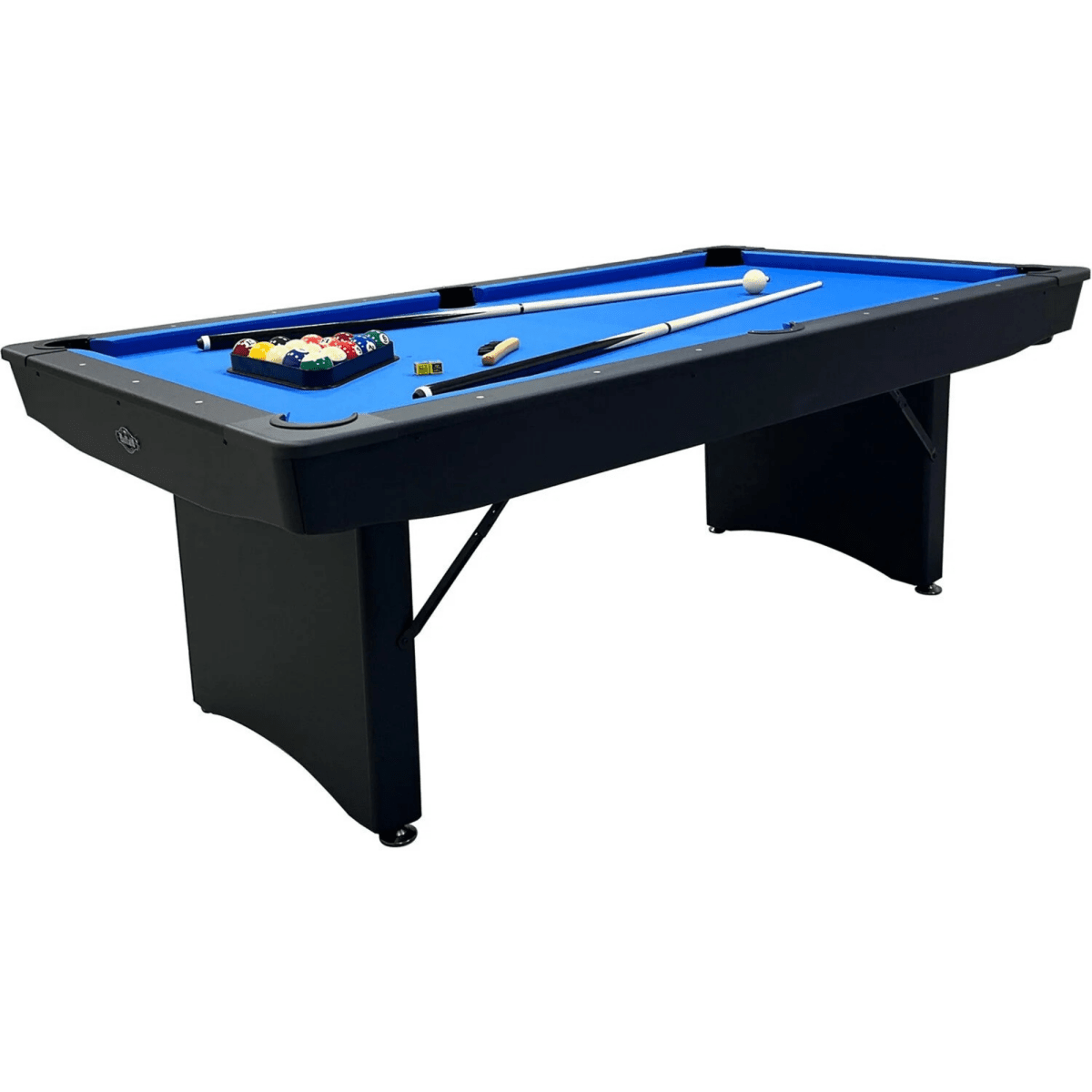 Buffalo Challenger II Black American Folding Pool Table - 7ft