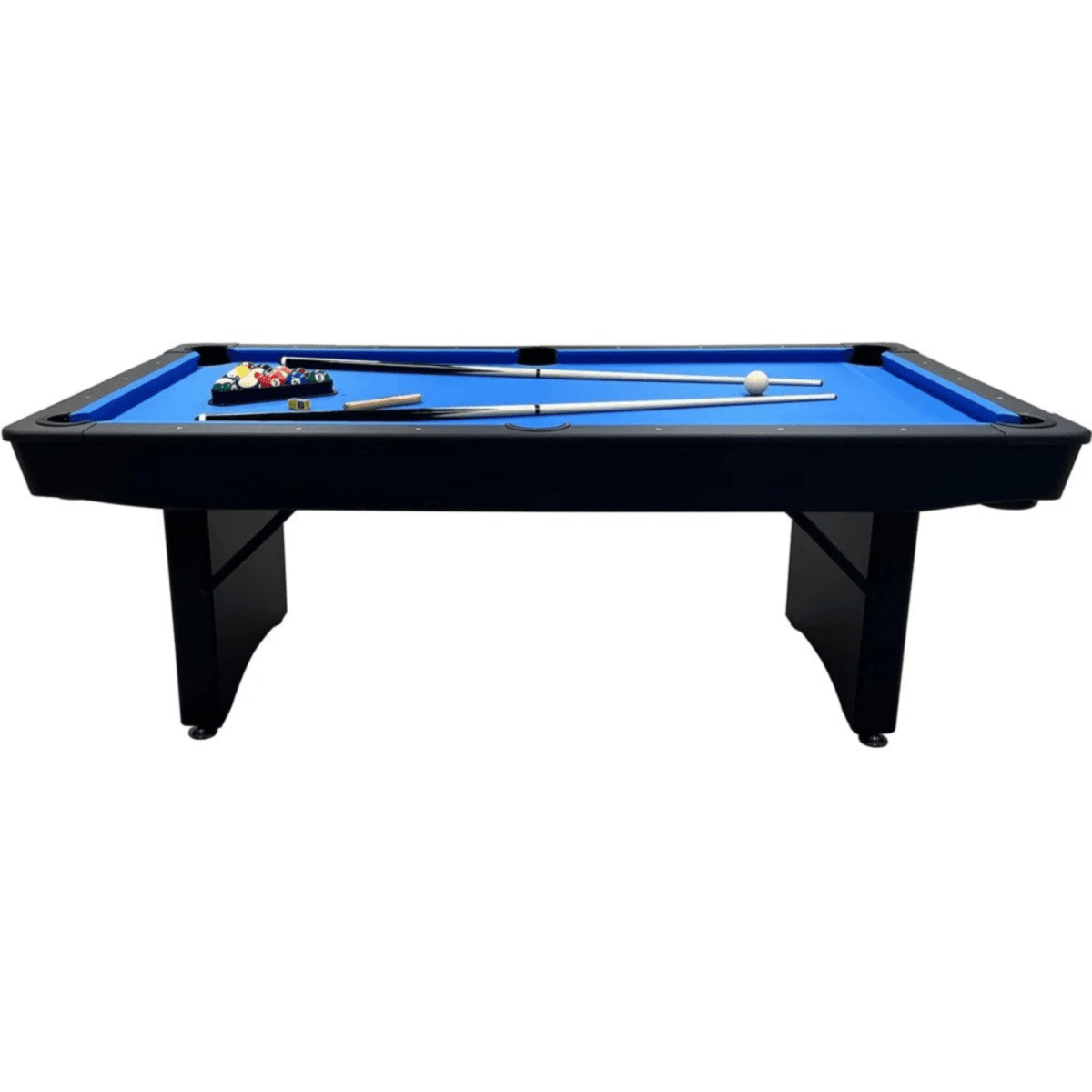 Buffalo Challenger II Black American Folding Pool Table - 7ft