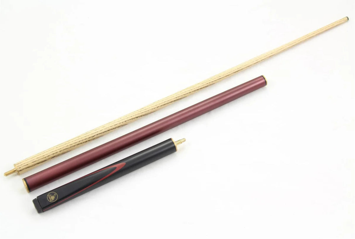 Cannon Black & Red Viper 3 Piece Snooker Pool Cue by Peradon