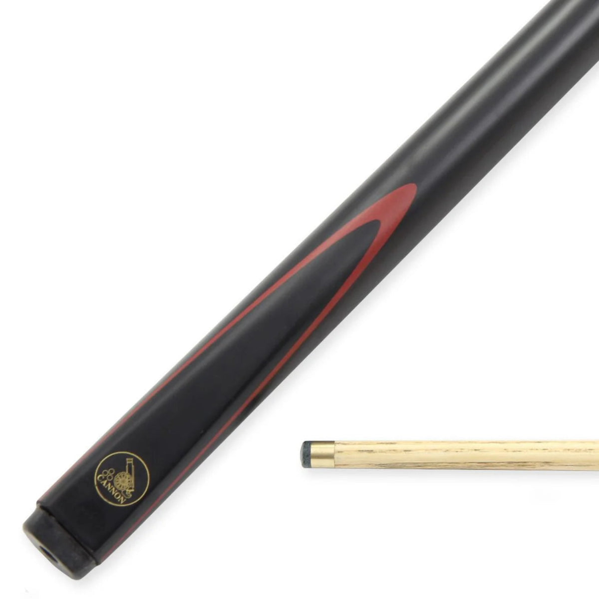 Cannon Black & Red Viper 3 Piece Snooker Pool Cue by Peradon