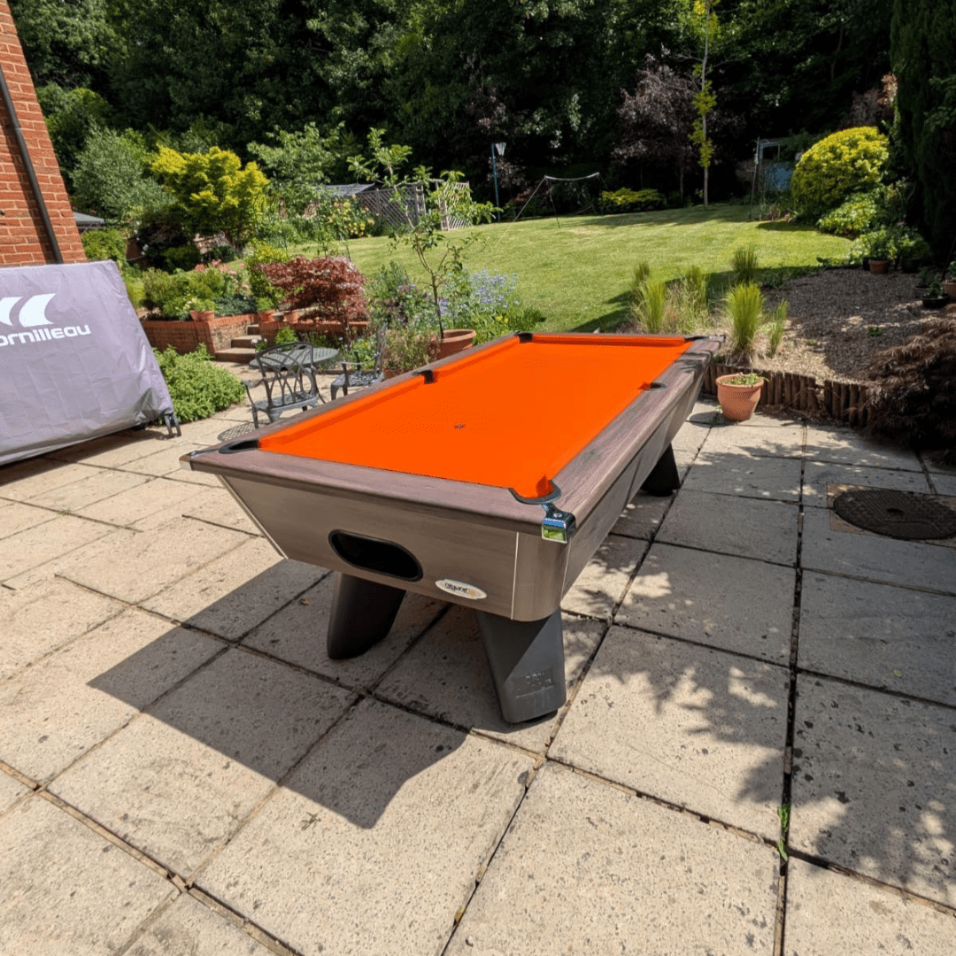Cry Wolf Outdoor Tournament Pool Table - Dark Walnut