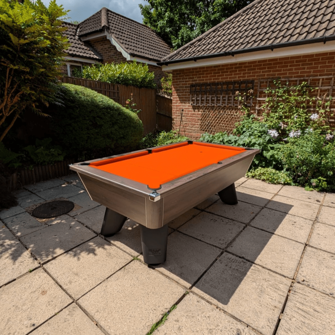 Cry Wolf Outdoor Tournament Pool Table - Dark Walnut