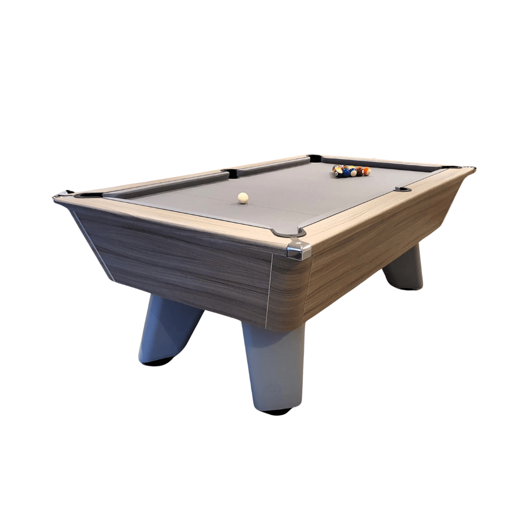 Cry Wolf Outdoor Tournament Pool Table - Driftwood