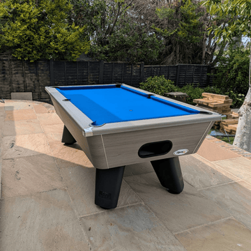 Cry Wolf Outdoor Tournament Pool Table - Driftwood