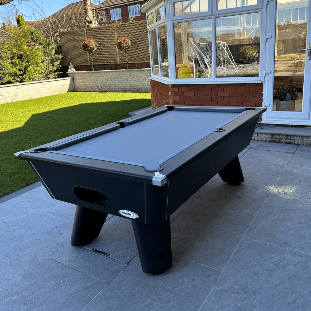 Cry Wolf Outdoor Tournament Pool Table - Matt Black