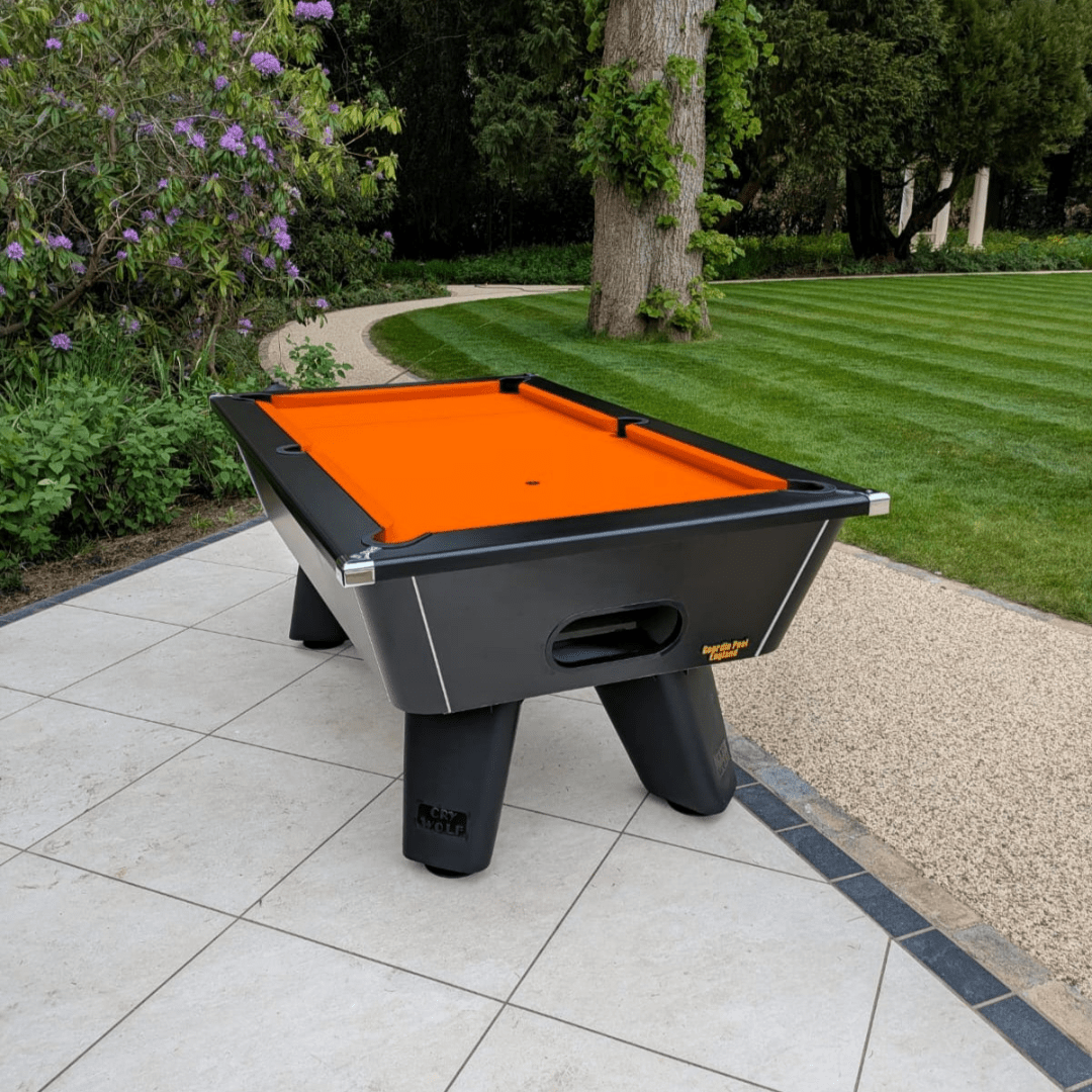 Cry Wolf Outdoor Tournament Pool Table - Matt Black
