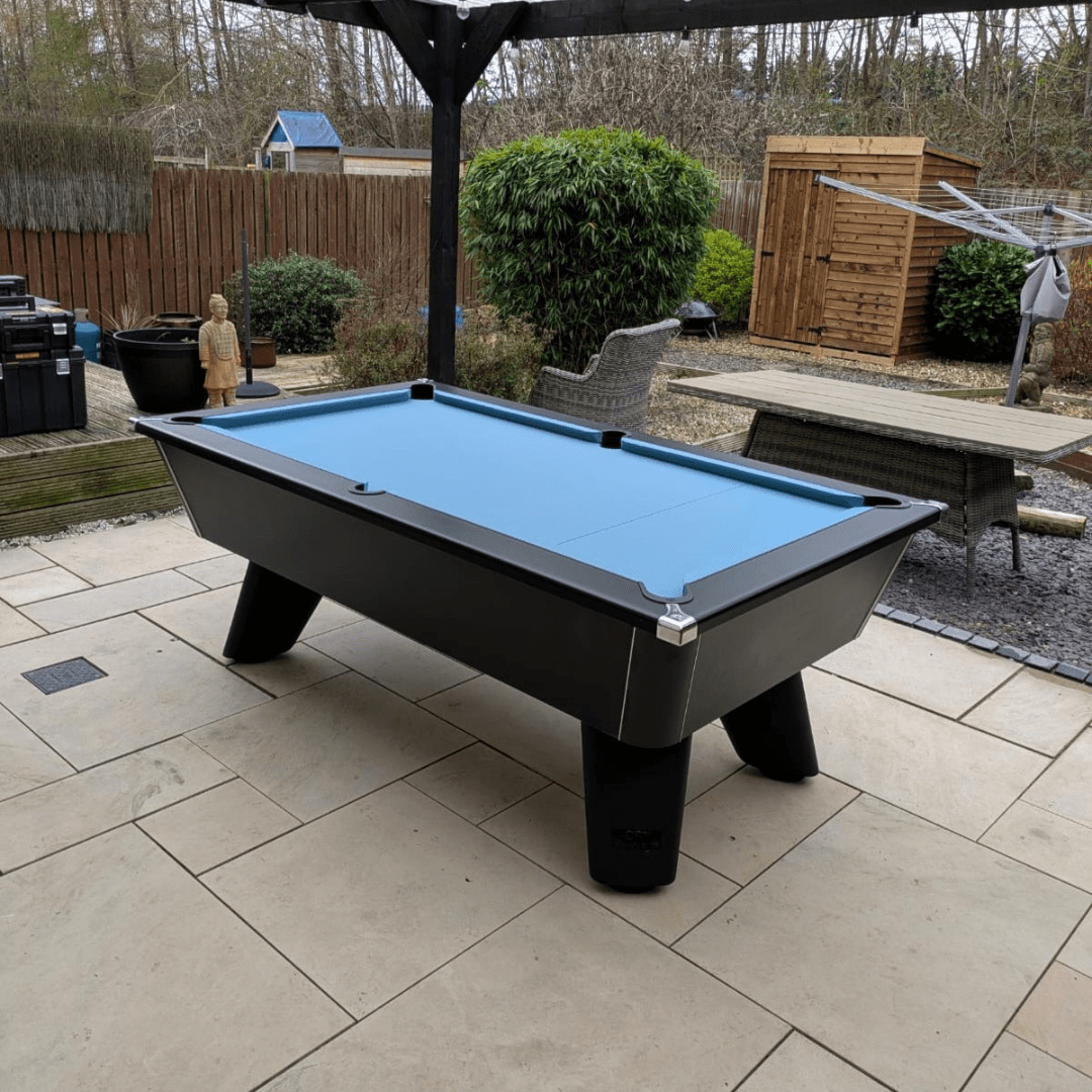 Cry Wolf Outdoor Tournament Pool Table - Matt Black