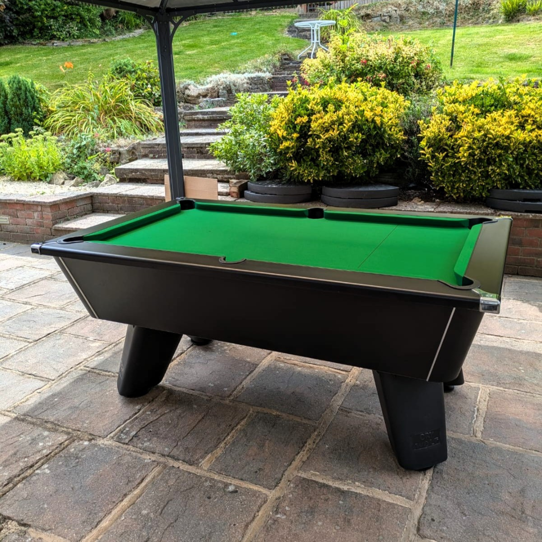 Cry Wolf Outdoor Tournament Pool Table - Matt Black