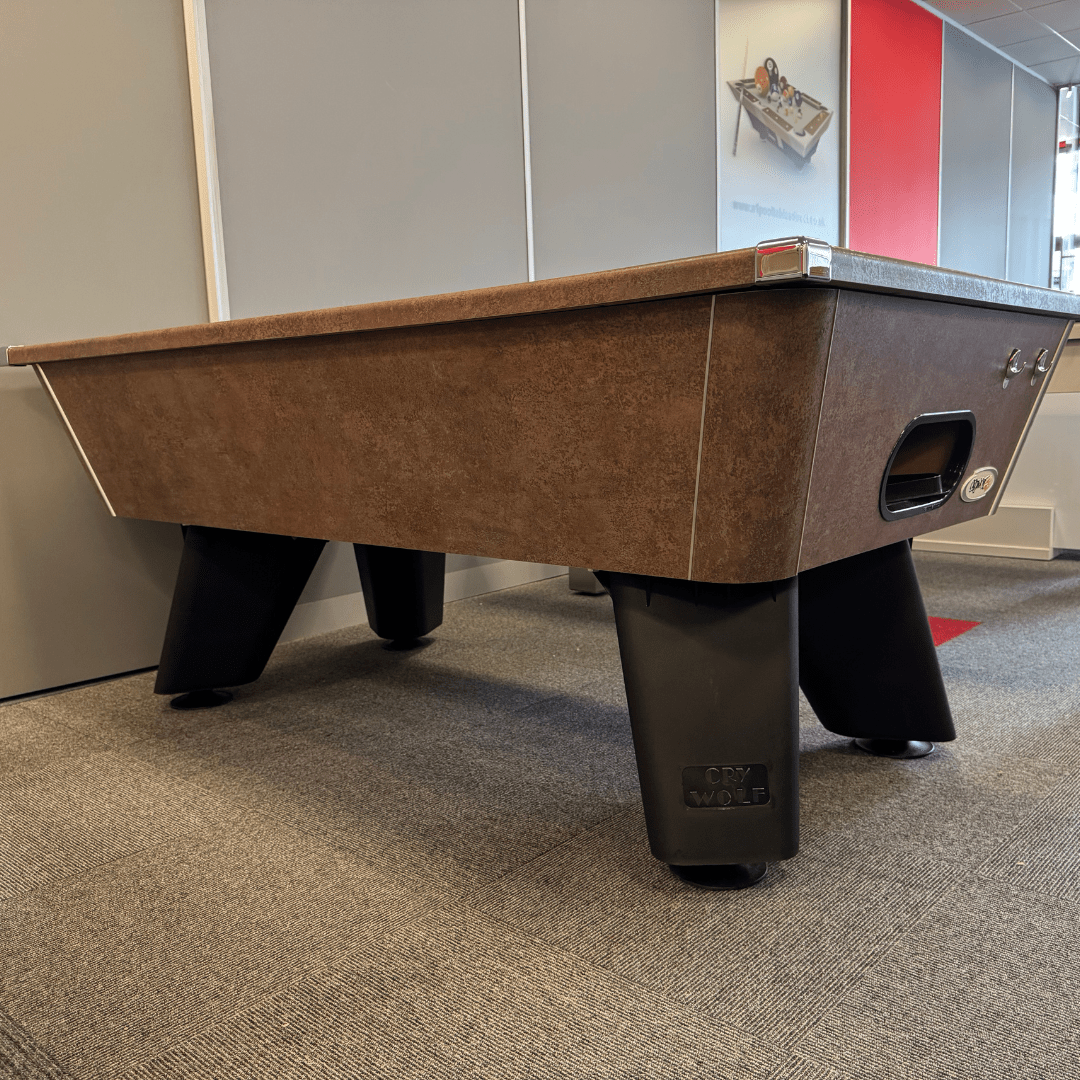 Cry Wolf Pool Table Bronze Edition