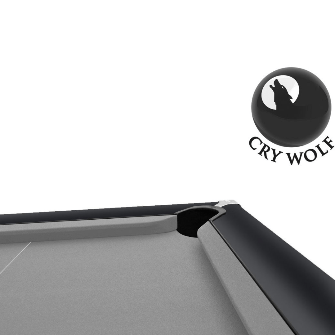 Cry Wolf Tournament Pool Table - Black Edition