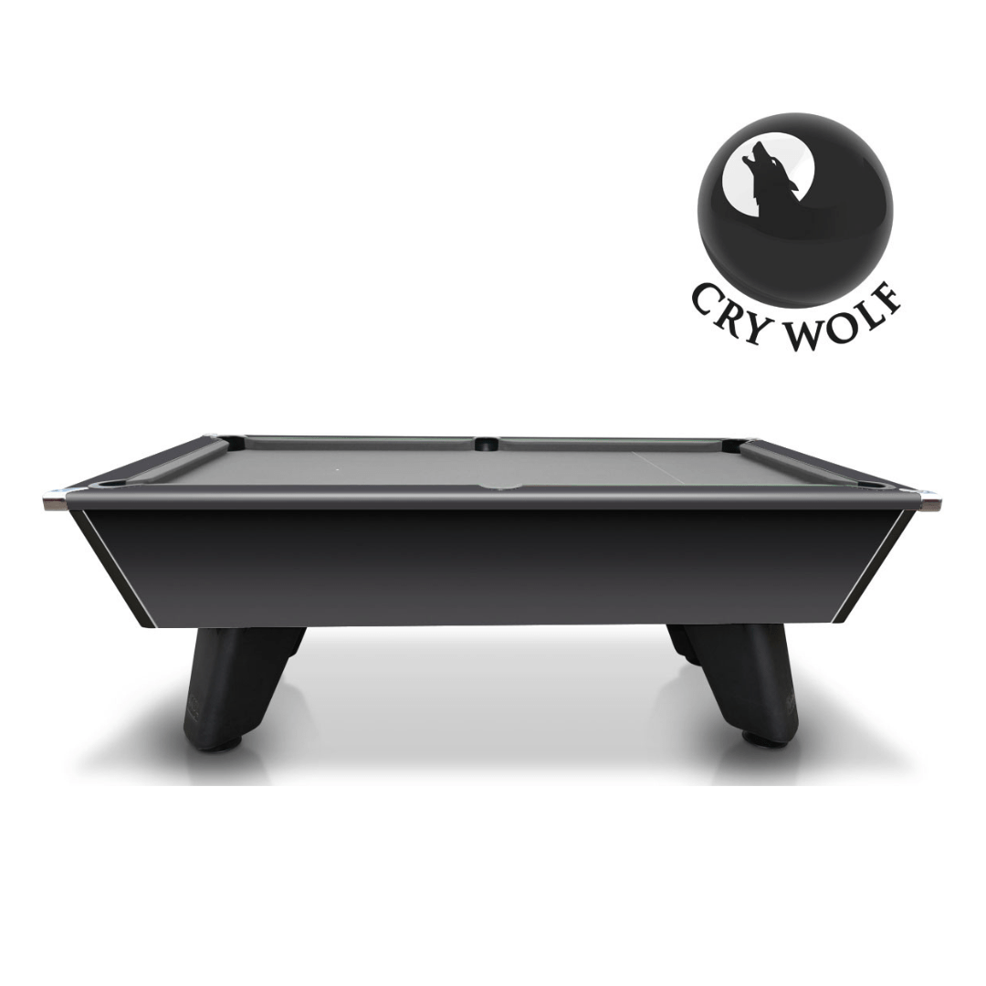 Cry Wolf Tournament Pool Table - Black Edition