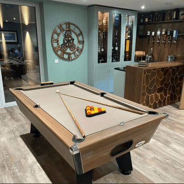 Cry Wolf Tournament Pool Table - Dark Walnut Edition