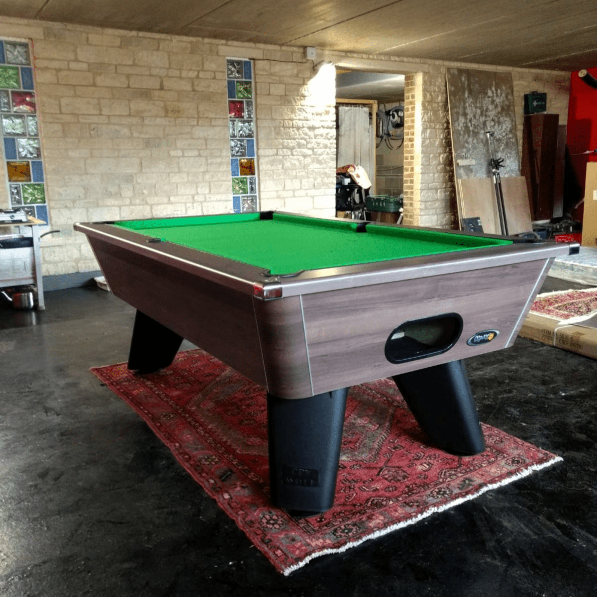 Cry Wolf Tournament Pool Table - Dark Walnut Edition