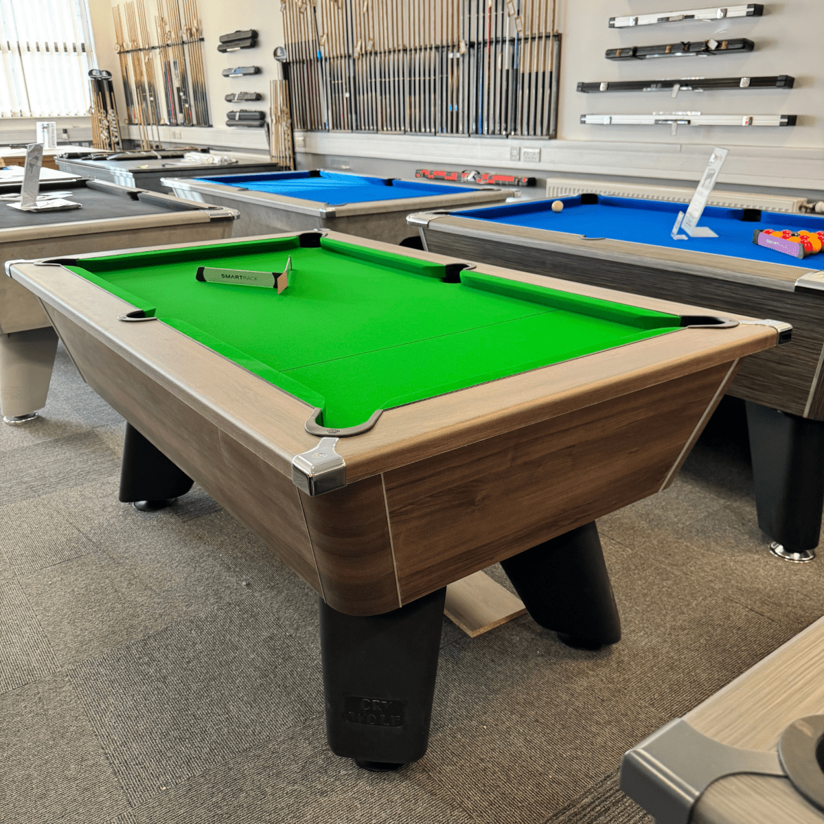 Cry Wolf Tournament Pool Table - Dark Walnut Edition