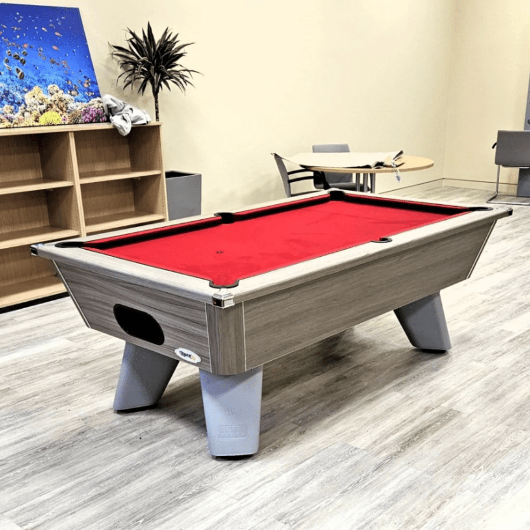 Cry Wolf Tournament Pool Table - Driftwood Edition