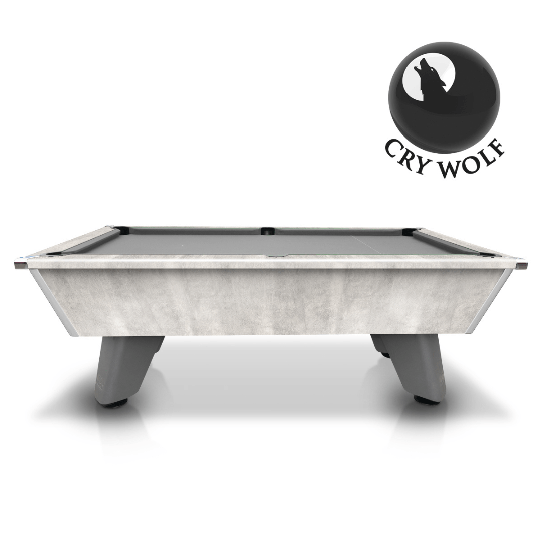 Cry Wolf Tournament Pool Table - Urban Grey