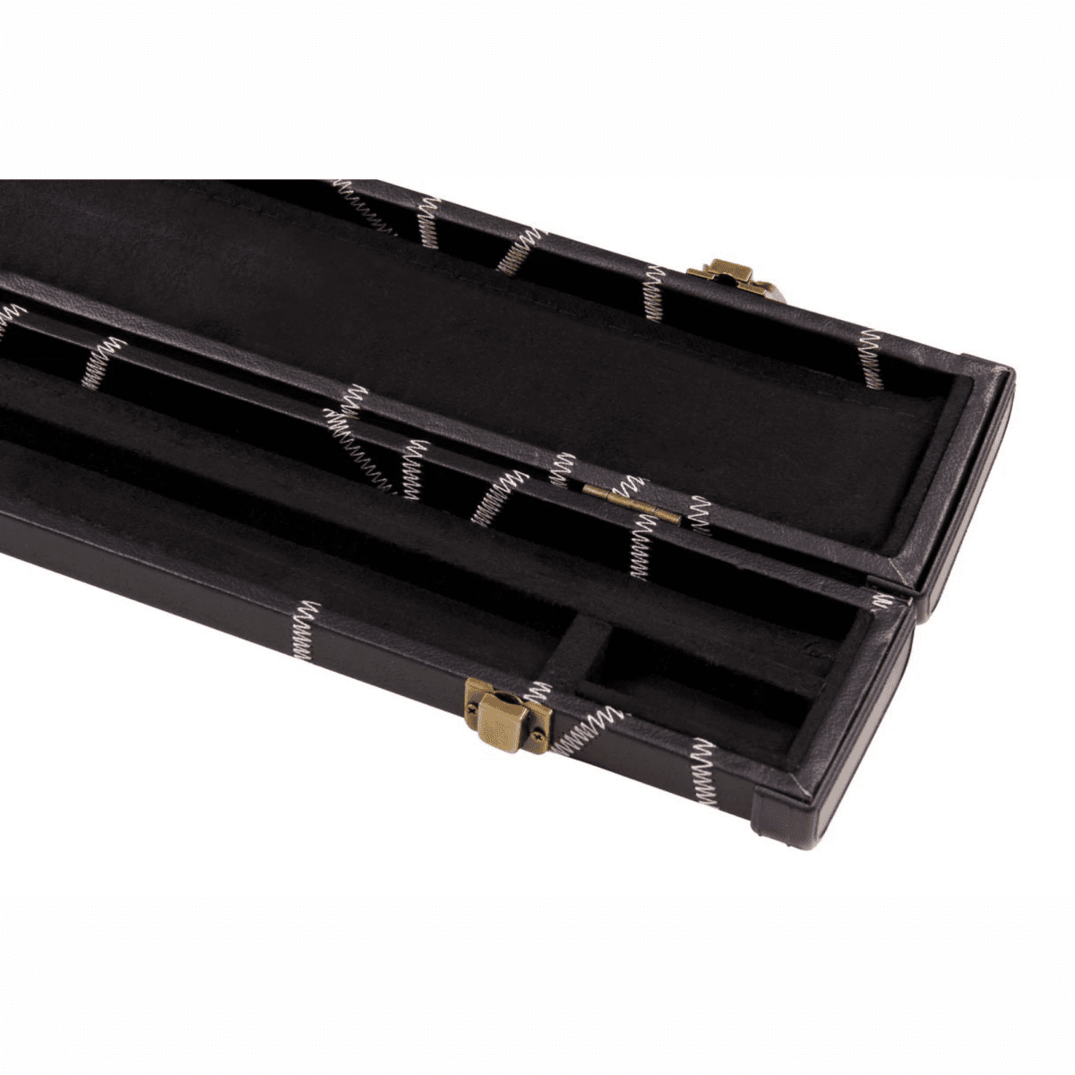 Deluxe 3/4 Classic Attache Snooker Pool Cue Case