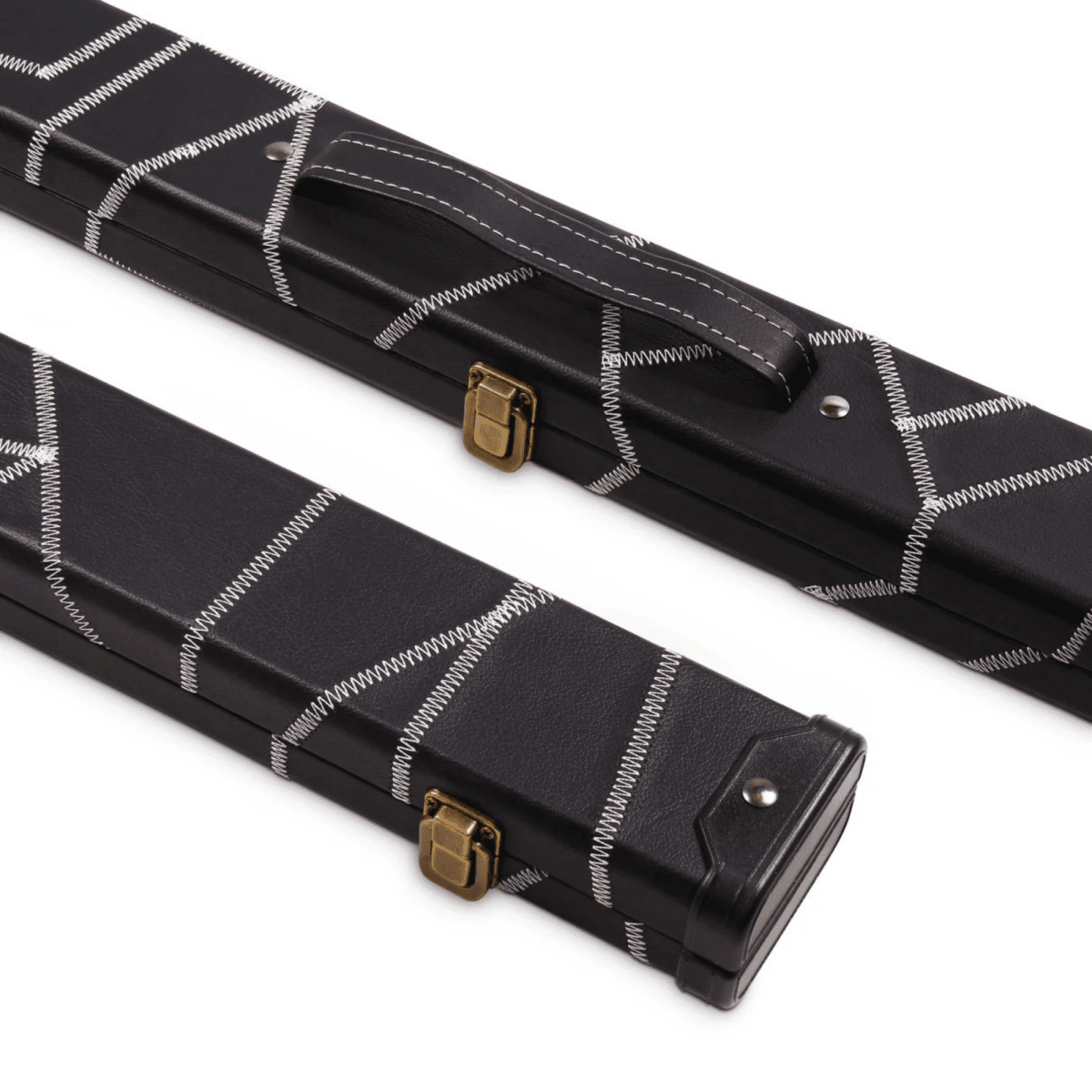 Deluxe 3/4 Classic Attache Snooker Pool Cue Case