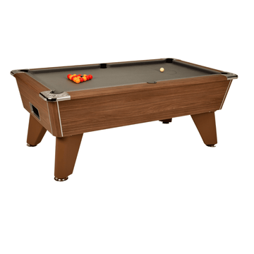 DPT Omega 1.0 Pro Pool Table - Walnut - 6ft