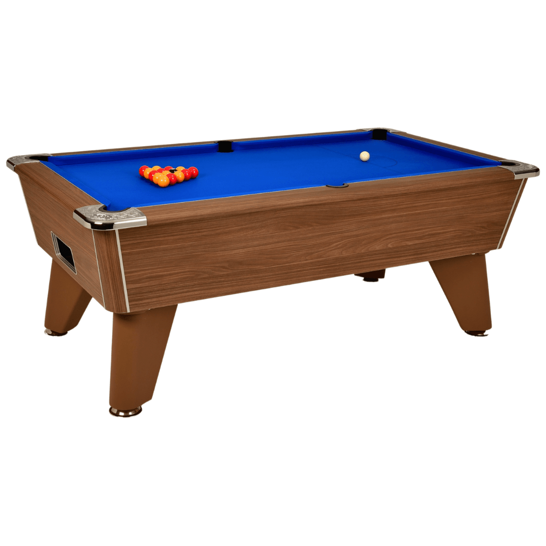 DPT Omega 1.0 Pro Pool Table - Walnut - 6ft