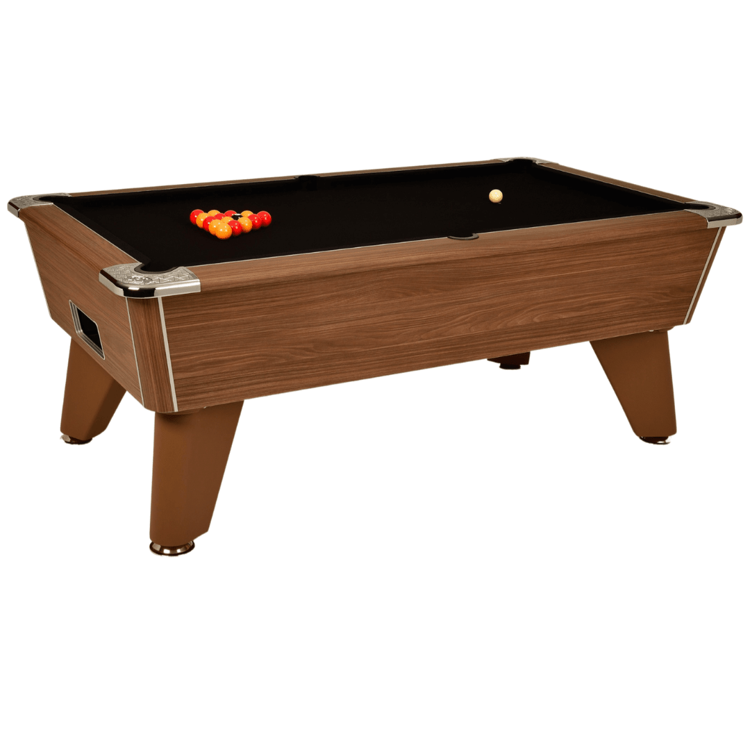 DPT Omega 1.0 Pro Pool Table - Walnut - 6ft