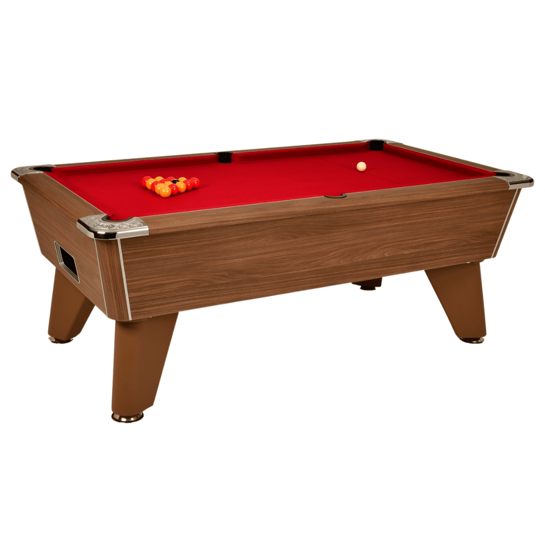 DPT Omega 1.0 Pro Pool Table - Walnut - 6ft