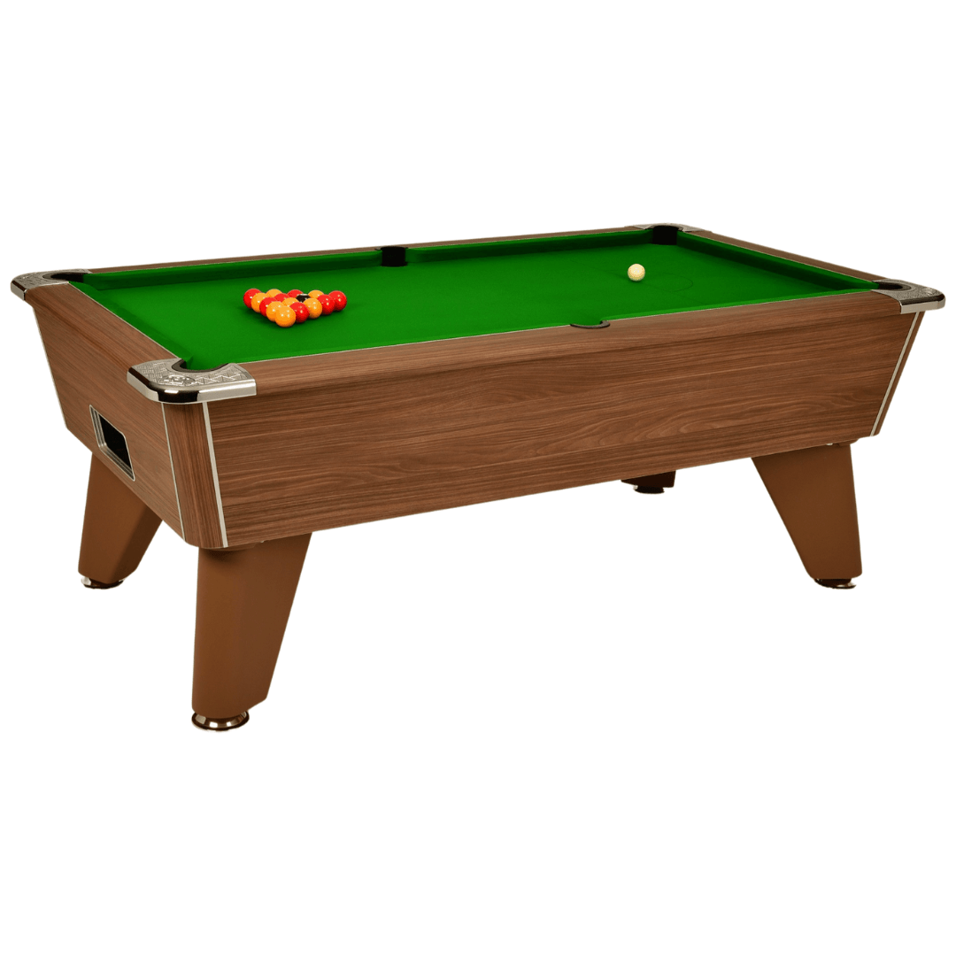 DPT Omega 1.0 Pro Pool Table - Walnut - 6ft