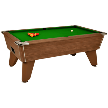 DPT Omega 1.0 Pro Pool Table - Walnut - 6ft