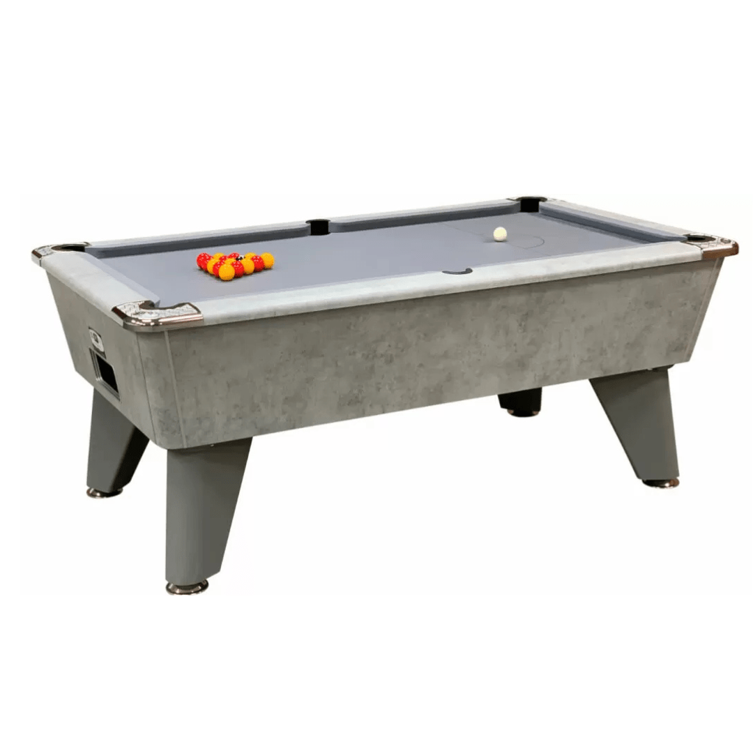 DPT Omega Pro Pool Table - Concrete