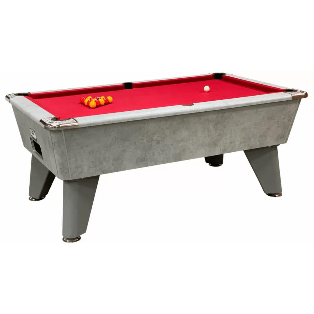 DPT Omega Pro Pool Table - Concrete