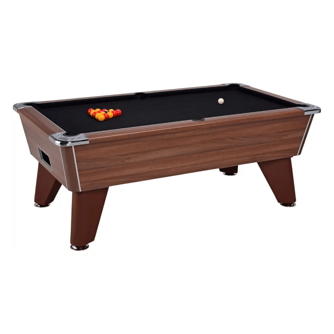 DPT Omega Pro Pool Table - Dark Walnut