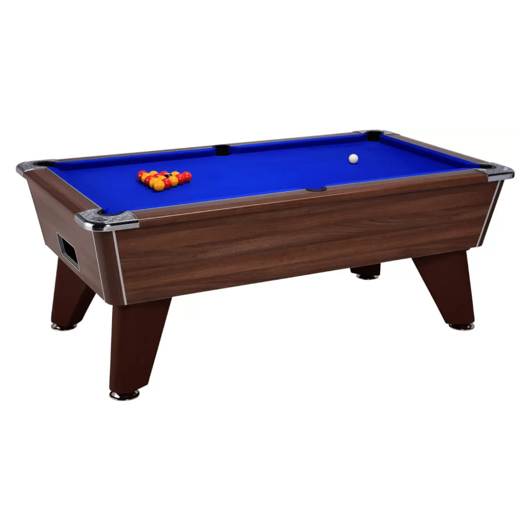 DPT Omega Pro Pool Table - Dark Walnut