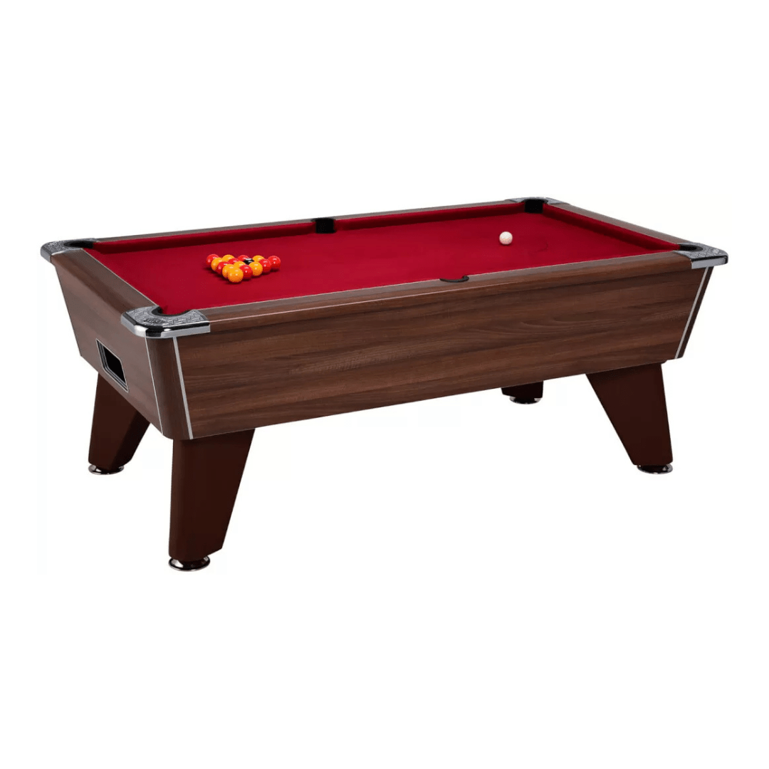 DPT Omega Pro Pool Table - Dark Walnut