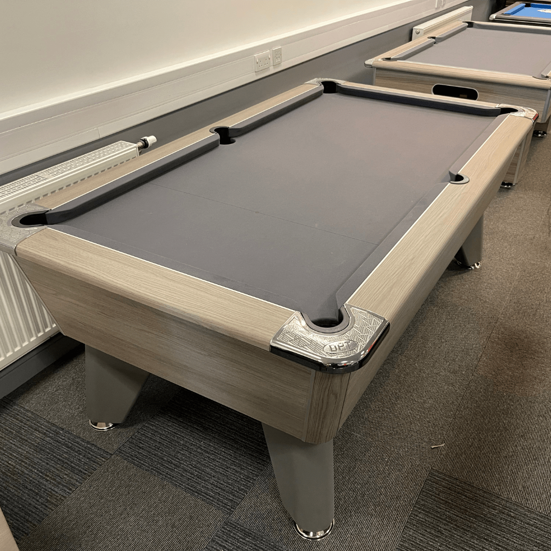 DPT Omega Pro Pool Table - Grey Oak