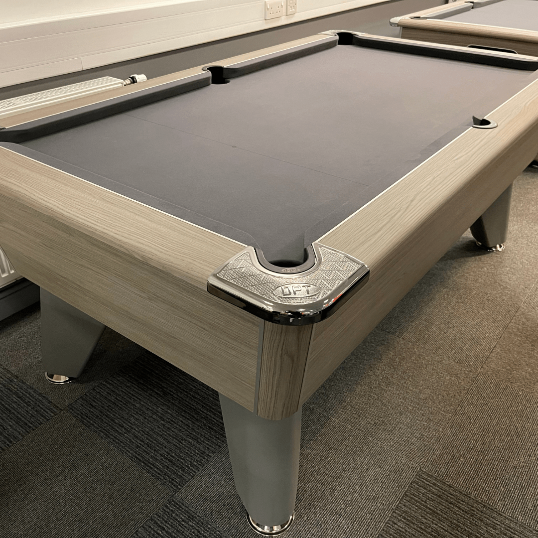 DPT Omega Pro Pool Table - Grey Oak